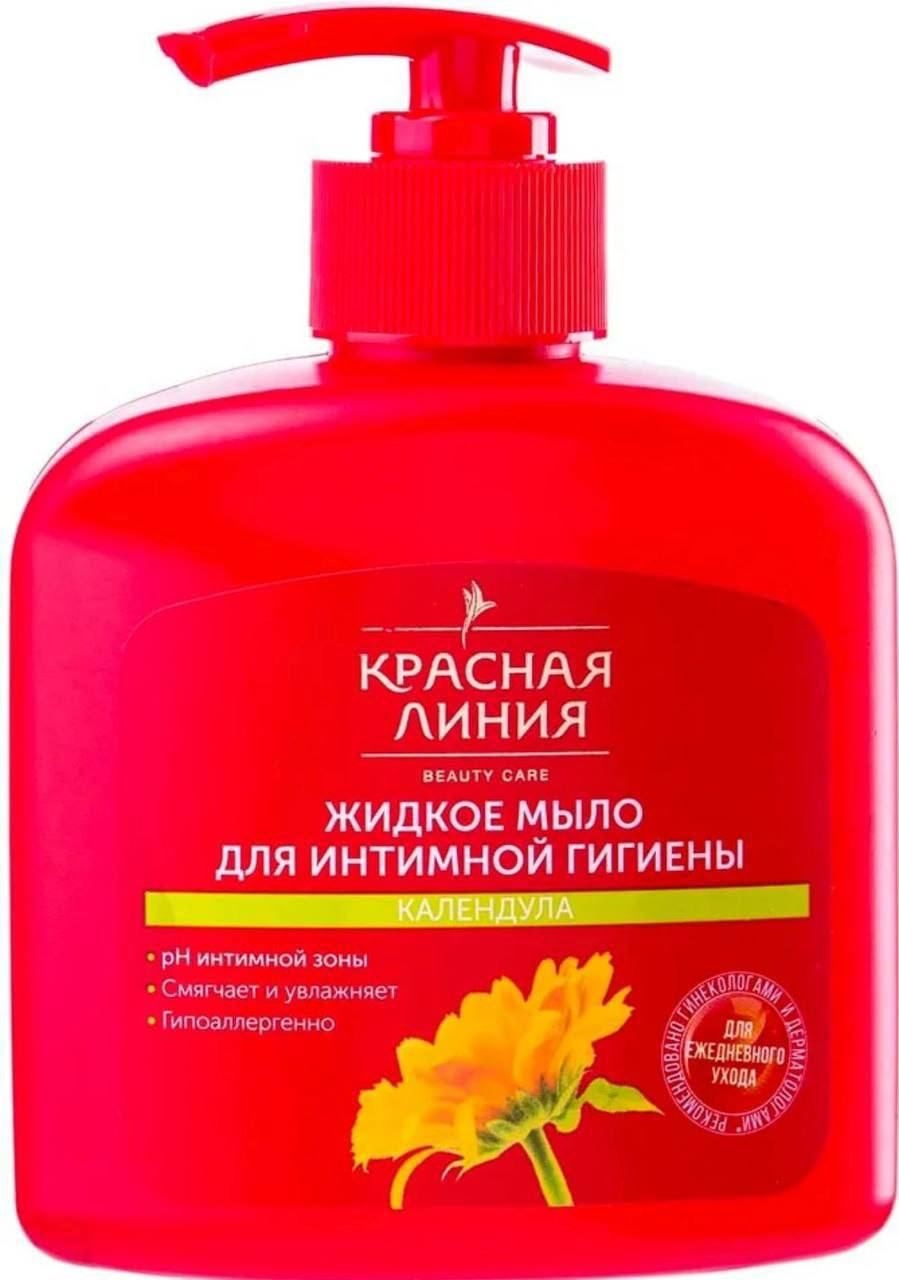 📷 Товар «Красная линия Beauty Care» — жидкое мыло для интимной гигиены «Календула»: pH интимной зоны, смягчает и увлажняет, гипоаллергенно; рекомендовано гинекологами и дерматологами для ежедневного ухода.